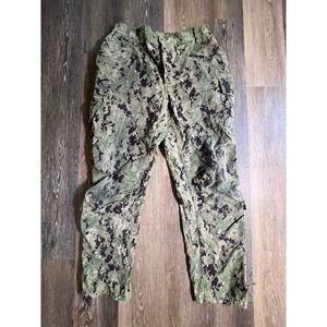 US Navy NWU Type III Cargo Pant Mens  Green Large long Digital Camo AOR2 Ripstop